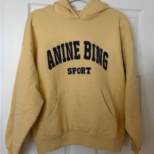 Anine Bing Yellow Harvey Hoodie